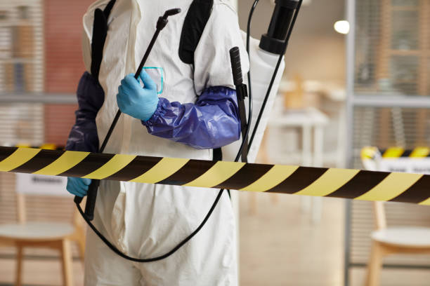 Professional Biohazard Cleanup technician working in Ladoga, IN